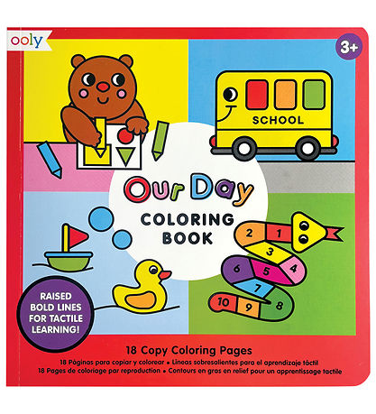 Ooly Colouring Book - Our Day