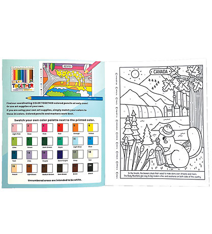 Ooly Colouring Book - Color Town Numbers - Wonderful World