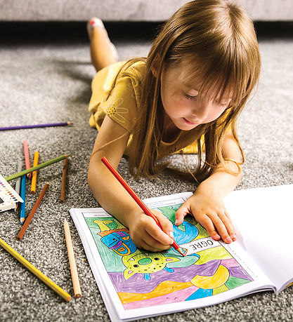 Ooly Colouring Book - Color Town Numbers - Mythical Friends