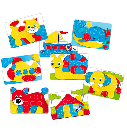 Quercetti Stick mósaík - Fantacolor Barn - 40 Partar - 4401