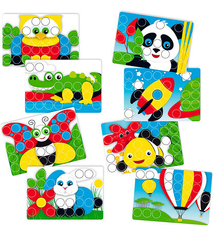 Mosaïque en bâtonnets Quercetti - Fantacolor Junior - 49 Parties
