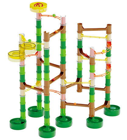 Quercetti Ball Track - Migoga Jungle Marble Run - 108 Parts - 65