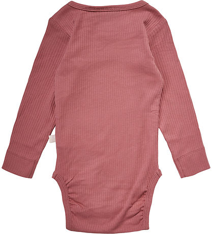 Hummel Bodysuit l/s - Rib - hmlRene - Dusty Rose