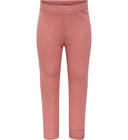 Hummel Leggings - Rib - hmlRen - Dusty Rose