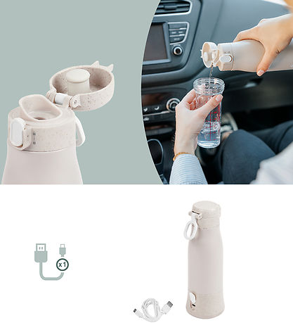 Babymoov Flessenwarmer - Moov & Feed - 340 ml - Mineraal Beige