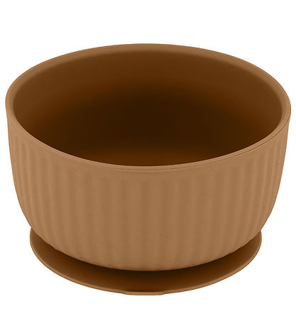 Mikk-Line Bowls - 2-Pack - Silicone - White Swan/Brown Sugar