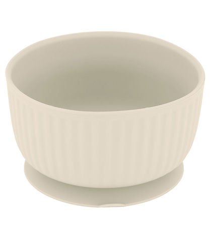 Mikk-Line Bowls - 2-Pack - Silicone - White Swan/Brown Sugar