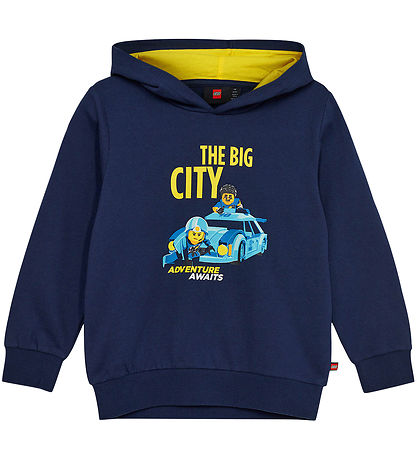 LEGO City Hoodie LWScout 109 Dark Navy w. Yellow KW RO