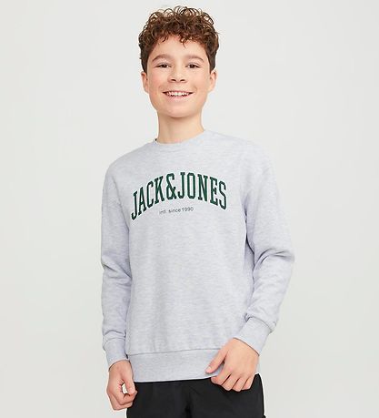 Jack & Jones Sweatshirt - JjeJosh - Noos - White Melange