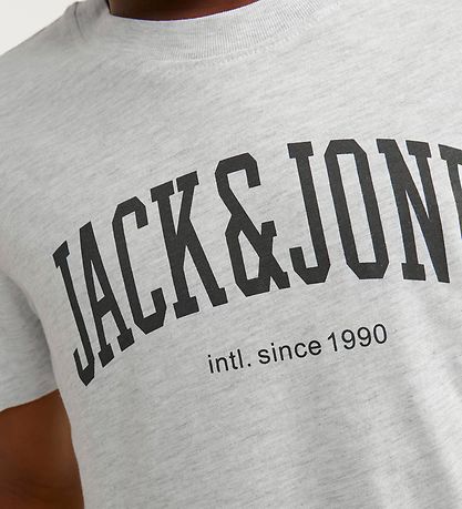 Jack & Jones T-Shirt - JjeJosh - Noos - White Mlange