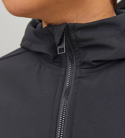 Jack & Jones Softshell jakki M. Flís - Noos - Svart