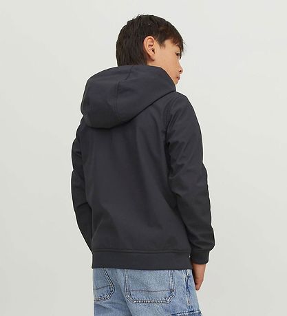 Jack & Jones Softshell jakki M. Flís - Noos - Svart