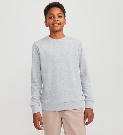 Jack & Jones Sweat-shirt - JjeBradley - Noos - Light Grey Melang