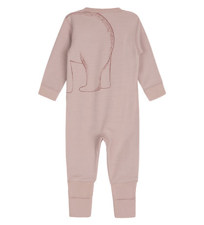 Hust and Claire Jumpsuit - Wool/Bamboo - Moodi - Shade Rose w. P