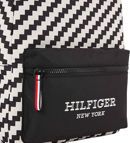 Tommy Hilfiger Ryggsäck - Svart/Vit