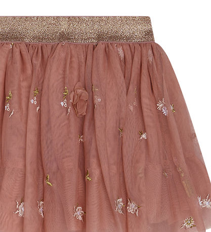 Hust and Claire Tulle Skirt - Ninna - Ash Rose w. Flowers