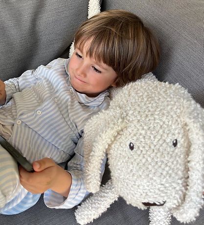 Smallstuff Soft Toy - 70x22 cm - Dog - Off White Bouclé