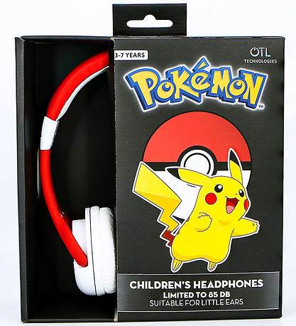 OTL Koptelefoon - Pokmon - Op het oor Junior - Pokeball - Rood/