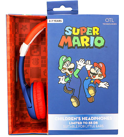OTL Kopfhörer - Super Mario - Junior On-Ear - Mario - Rot/Bl