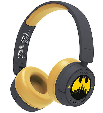 OTL Hörlurar - Batman - On-Ear Junior - Trådlös - Svart/Gul