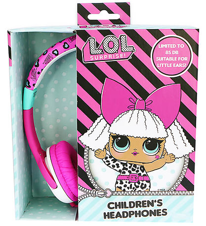 OTL Hörlurar - LOL - On-Ear Junior - Rosa/Turkos