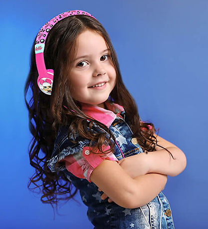 OTL Hörlurar - LOL - On-Ear Junior - Rosa/Turkos