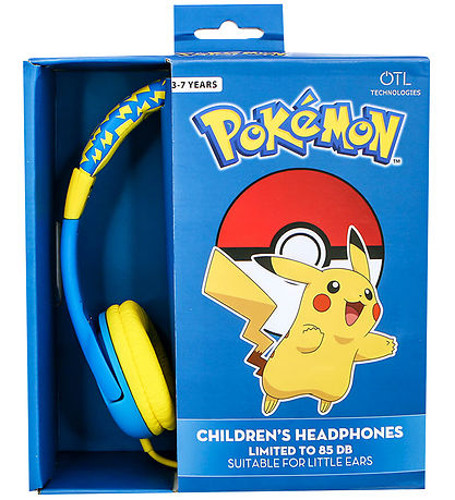 OTL Headphones - Pokmon - On-Ear Junior - Pikachu - Blue/Yellow