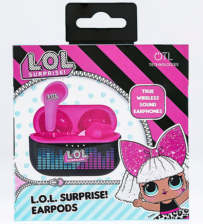 OTL Heyrnartól - LOL - TWS - In-Ear - Svart/Bleikt