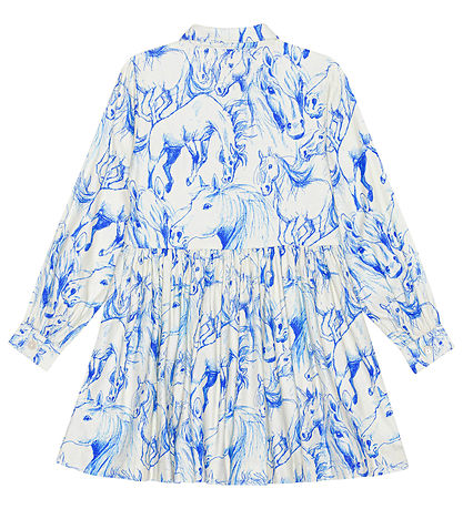 Molo Kleid - Christy - Blue Pferde
