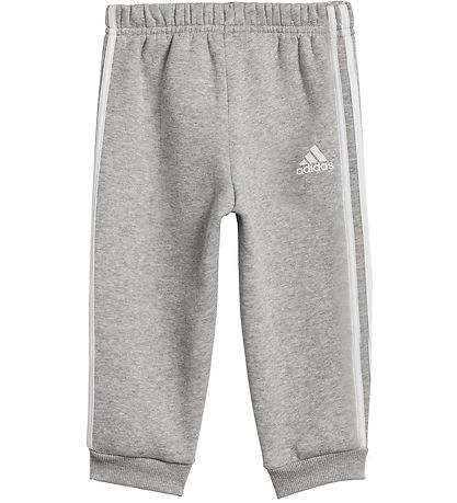 adidas Performance Sweat Set - I 3S FZ FL - Blue/Grey Melange w.