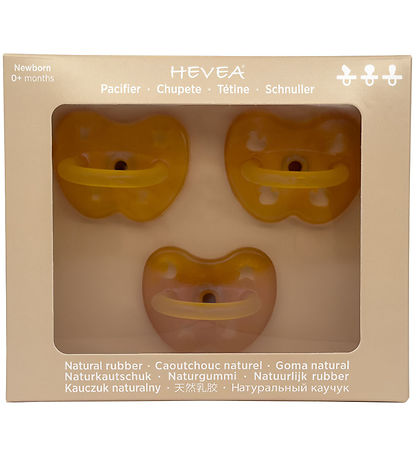 Hevea Tutit - 0-3 kk - 3 kpl - Luonnonkumi - Natural