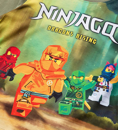 LEGO® Ninjago Bluse - LWTano - Mattgrün m. Print