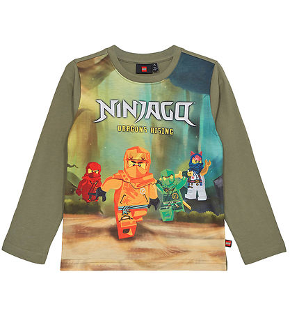 LEGO® Ninjago Bluse - LWTano - Mattgrün m. Print