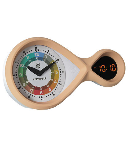 Kidywolf Alarm clock - Analog/Digital - Kid alarm - Bronze
