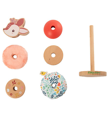 Lilliputiens Stacking Tower - 7 Parts - The deer Stella