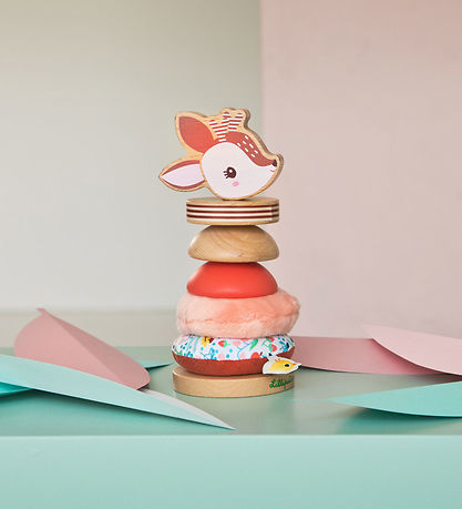 Lilliputiens Stacking Tower - 7 Parts - The deer Stella