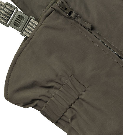 Wheat Ski Pants w. Suspenders - Sole - Dry Black