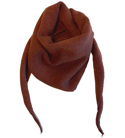 By Str Scarf - Knitted - Rita - 117x32 cm - Chocolate brown
