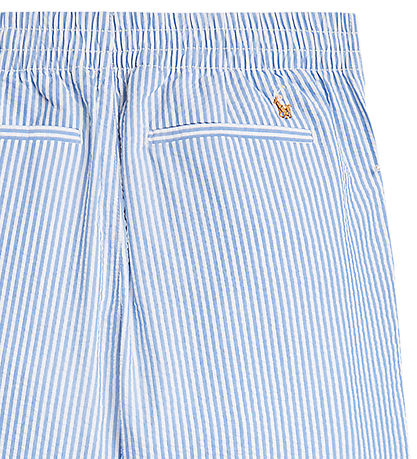 Polo Ralph Lauren Broek - Seersucker - Blauw/Wit Gestreept