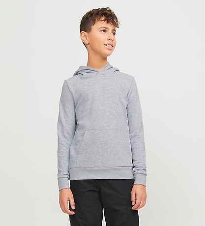 Jack & Jones Hettupeysa - JjeBradley - Noos - Light Grey Melange