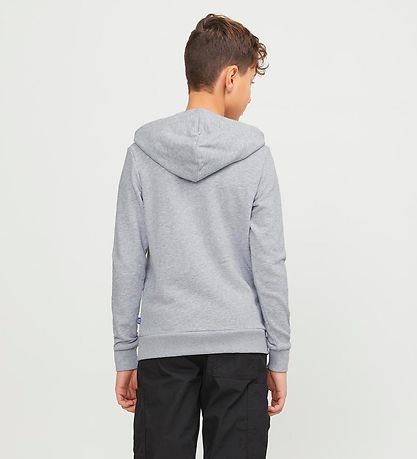 Jack & Jones Hoodie - JjeBradley - Noos - Light Grey Melange