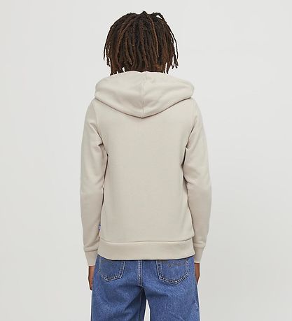 Jack & Jones Hoodie - JjeBradley - Noos - Moonbeam