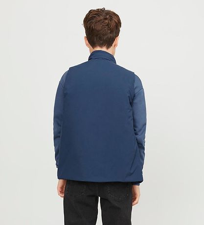Jack & Jones Steppweste - JjeSustain - Fähnrich Blue