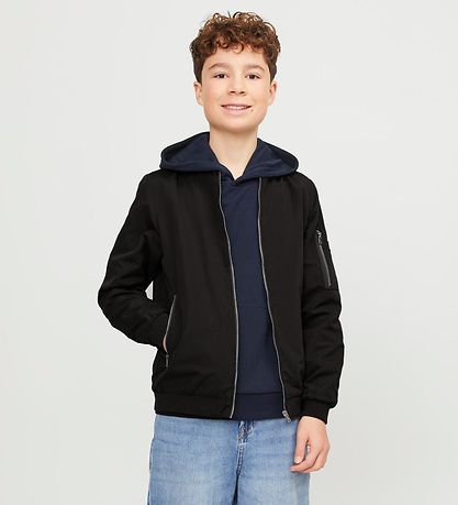 Jack & Jones Bomber Jacket - JjeRush - Noos - Black