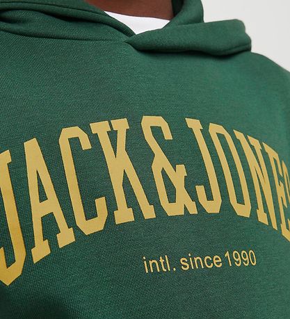 Jack & Jones Hoodie - JjeJosh - Dark Green