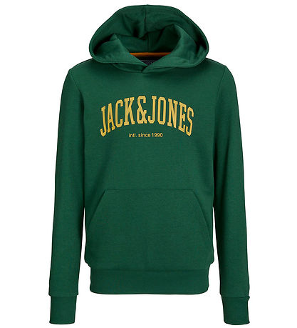 Jack & Jones Hoodie - JjeJosh - Dark Green