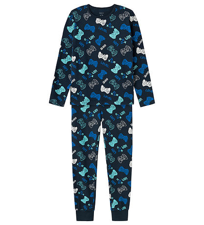 Name It Pyjama Set - NkmNightset - Noos - Dark Sapphire