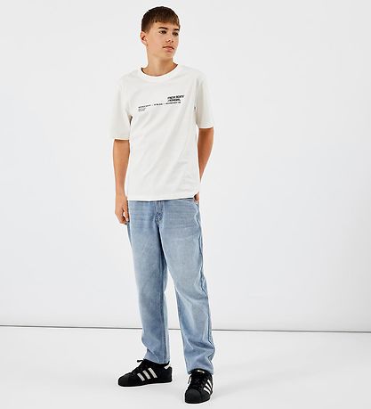 LMTD Jeans - NlmNizza - Noos - Light Blue Gallaefni