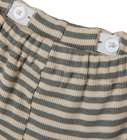 Lil' Atelier Byxor - Rib - NbmGago - Noos - Dimma/Agave Green