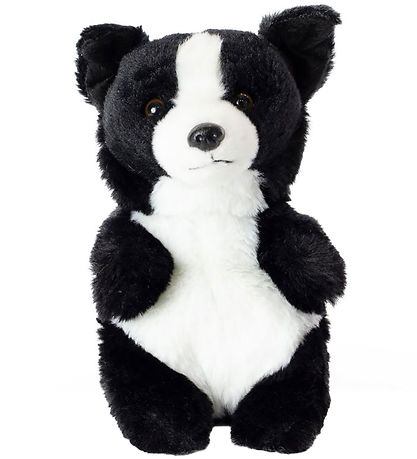 Living Nature Kuscheltier - 18x10 cm - Baby Border Collie - Schw